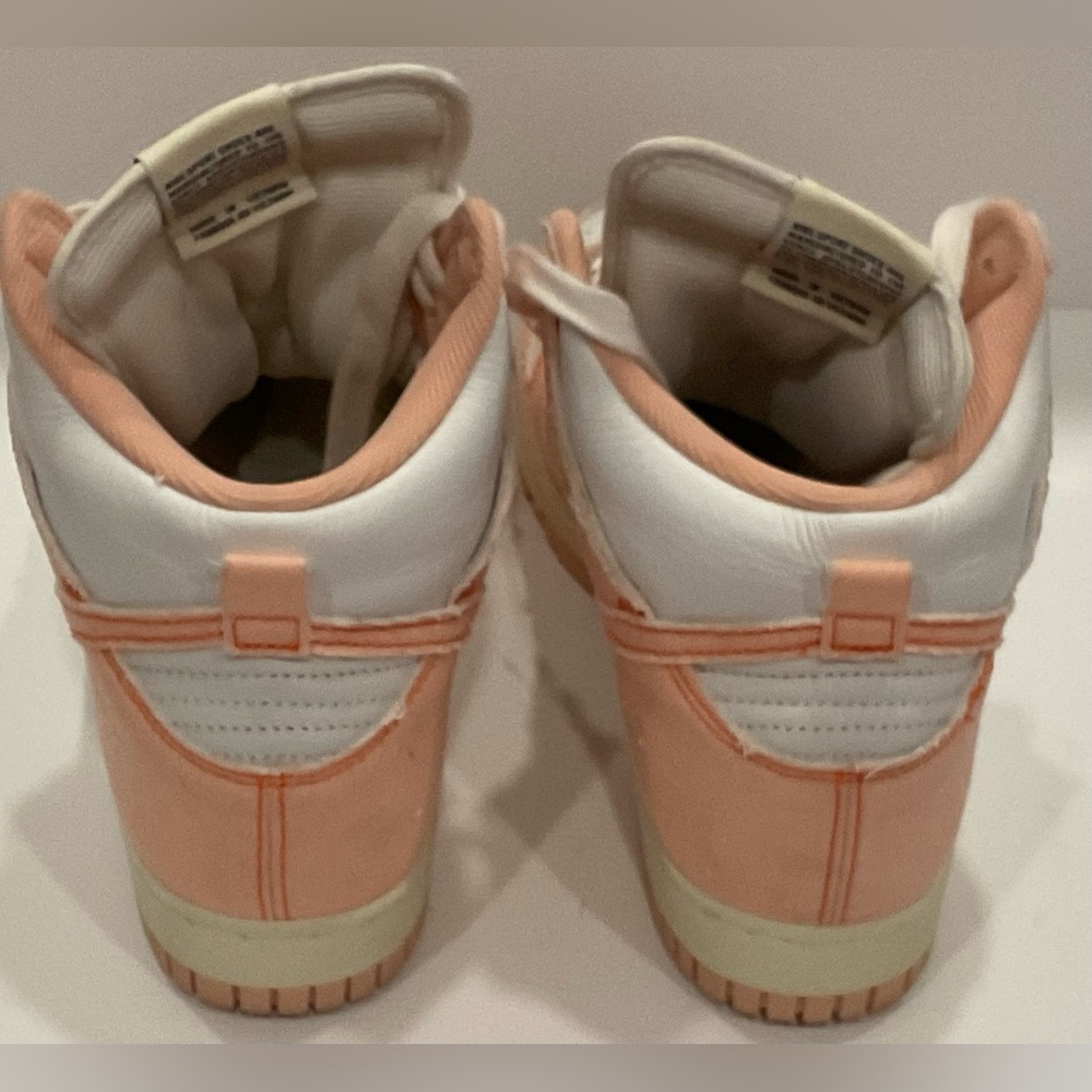 Nike Dunk High Next Nature peach white women’s 8.5 - Picture 3 of 6